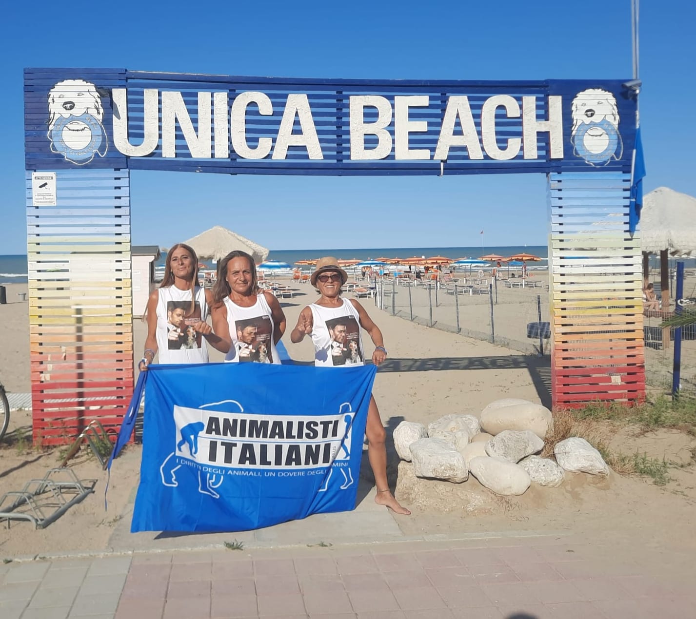 Unica Beach  e Animalisti Italiani