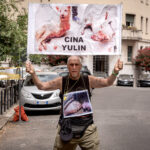 Stop Yulin, demonstration against the killing of dogs and cats in China for the traditional festival Photo by Stefano Montesi