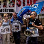 Stop Yulin, demonstration against the killing of dogs and cats in China for the traditional festival Photo by Stefano Montesi
