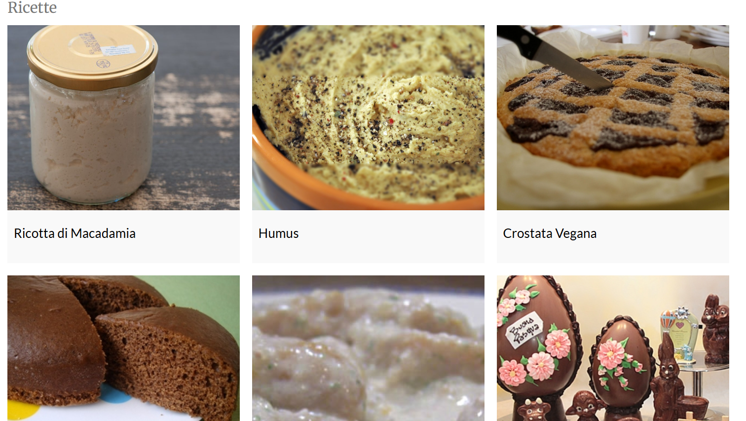 ricette vegan